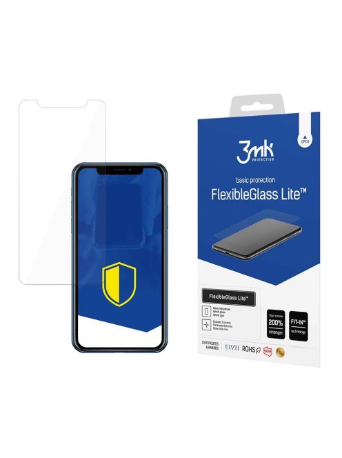 3mk FlexibleGlass Lite™ hybrid glass for iPhone Xr