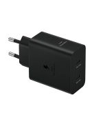 Samsung Power Adapter Duo EP-T5020XBEGEU network charger 2x USB-C 50W - black