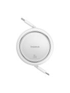 Baseus Free2Pull retractable USB-C / Lightning cable 20W 1m - white