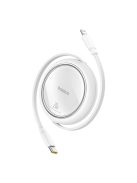 Baseus Free2Pull retractable USB-C / Lightning cable 20W 1m - white