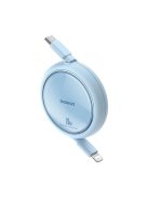 Baseus Free2Pull retractable USB-C / Lightning cable 20W 1m - blue