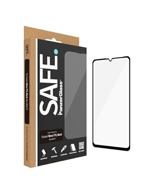 SAFE by PanzerGlass tempered glass for Huawei Nova Y70 / Y70 Plus / Y71 - with black frame