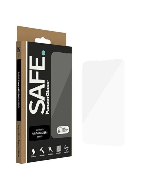 SAFE by PanzerGlass Ultra-Wide Fit Tempered Glass for iPhone 14/13/13 Pro