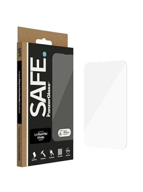 SAFE by PanzerGlass Ultra-Wide Fit Tempered Glass for iPhone 14 Plus / 13 Pro Max