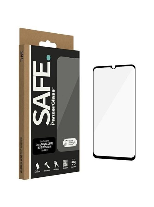 SAFE by PanzerGlass Tempered Glass for Samsung Galaxy A13 / A23 / M13 / M23 5G / A23 5G - with Black Frame