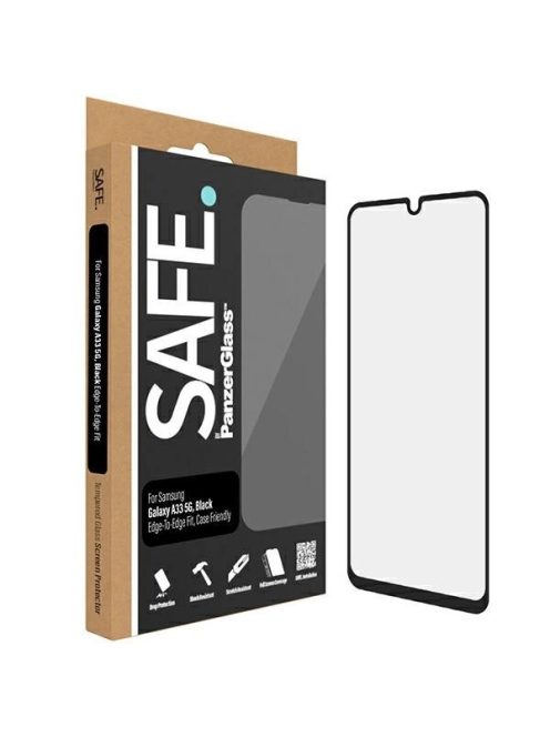 SAFE by PanzerGlass tempered glass for Samsung Galaxy A33 5G - with black frame