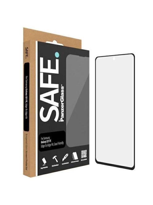 SAFE by PanzerGlass Edge-to-Edge tempered glass for Samsung Galaxy S21 FE - with black frame