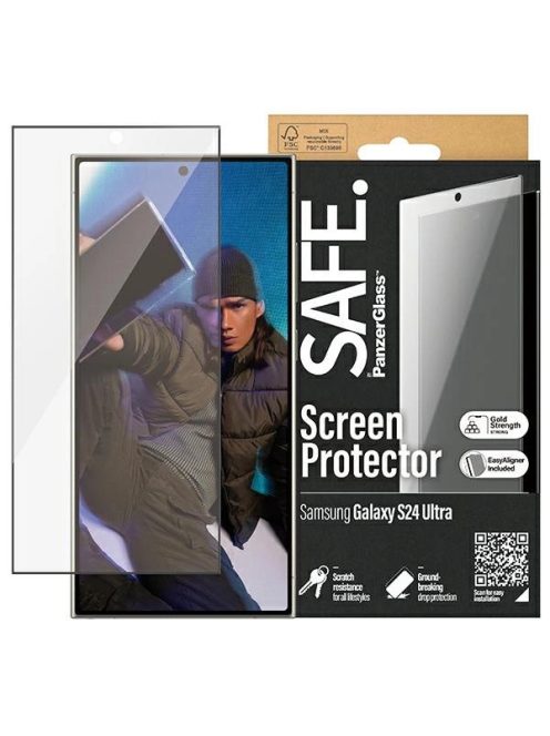 SAFE by PanzerGlass Ultra-Wide Fit tempered glass for Samsung Galaxy S24 Ultra