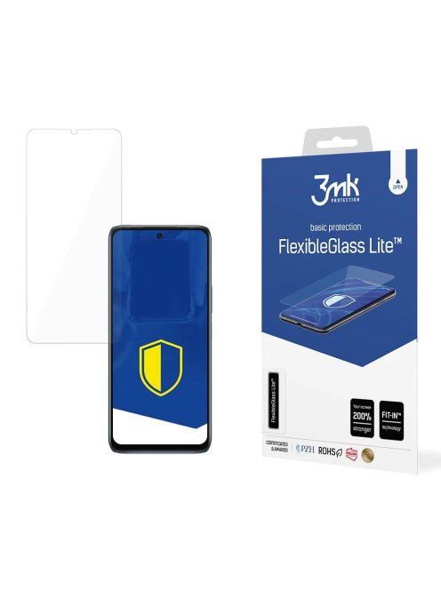 3mk FlexibleGlass Lite™ hybrid glass on Infinix Hot 20