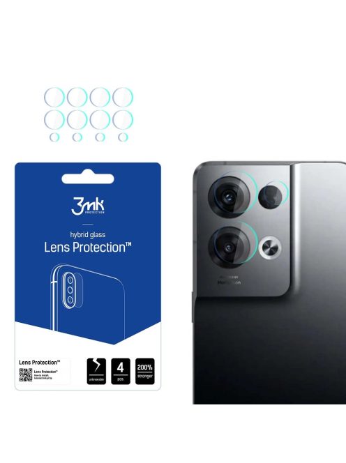 3mk Lens Protection™ hybrid camera glass for Oppo Reno 8 Pro