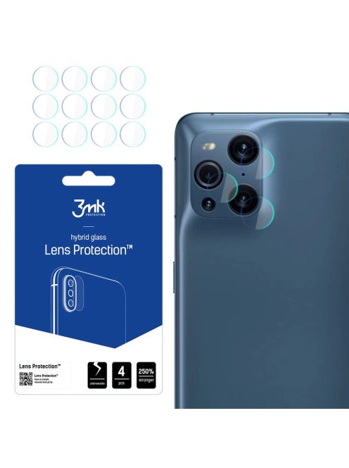 3mk Lens Protection™ hybrid camera glass for Oppo Find X3 5G