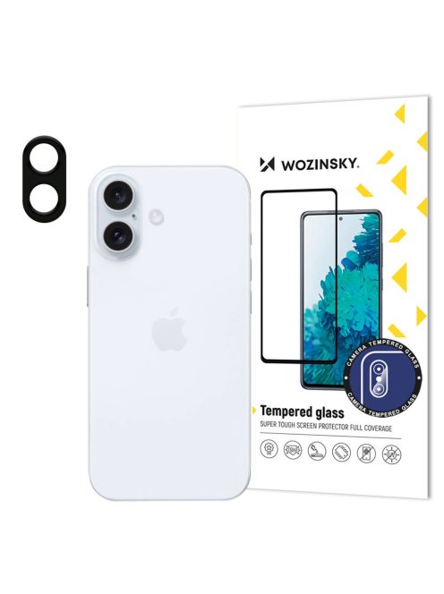 Wozinsky Full Camera Glass 9H tempered glass for the iPhone 16 Plus camera