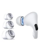 Tech-Protect Ear Tips for AirPods Pro 1 / 2 in sizes S / M / L - white (3 pcs.)