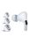 Tech-Protect Ear Tips for AirPods Pro 1 / 2 in sizes S / M / L - white (3 pcs.)