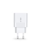 Tech-Protect C30W USB-C PD 30W / USB-A QC 3.0 network charger - white