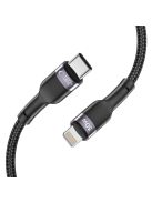 Tech-Protect UltraBoost 2 Lightning / USB-C PD cable 30W 3A 0.25m - black