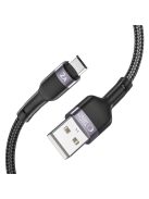 Tech-Protect UltraBoost 2 micro USB / USB-A cable 2.4A 0.25m - black