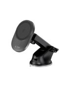 Tech-Protect MM15W-V1 car phone holder with MagSafe 15W inductive charger for cockpit / air vent - black