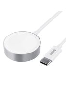 Tech-Protect UltraBoost magnetic inductive charger with USB-C connector for Apple Watch 1.2m - white