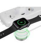 Tech-Protect UltraBoost magnetic inductive charger with USB-A connector for Apple Watch 1.2m - white