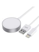 Tech-Protect UltraBoost 2in1 magnetic charger with USB-C / Lightning cables for Apple Watch 1.5m - white