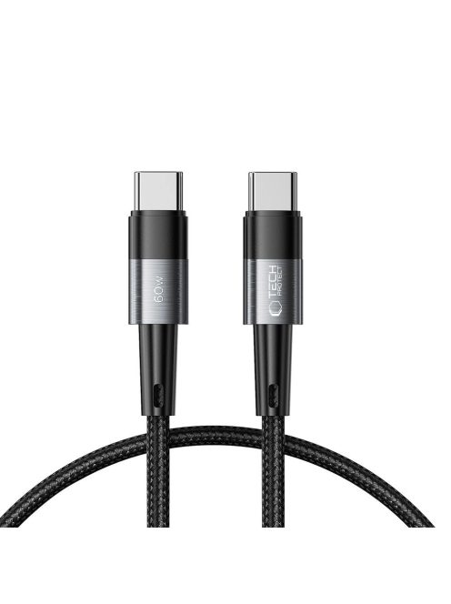 Tech-Protect UltraBoost USB-C / USB-C PD cable 60W 3A 0.25m - gray