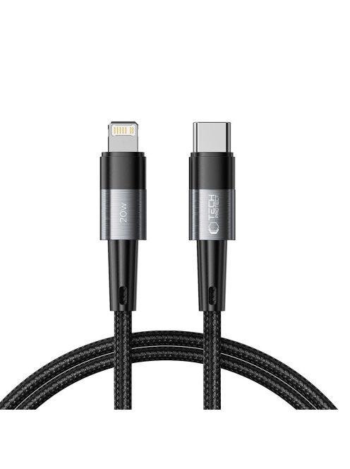 Tech-Protect UltraBoost Lightning / USB-C PD cable 20W 3A 1m - gray