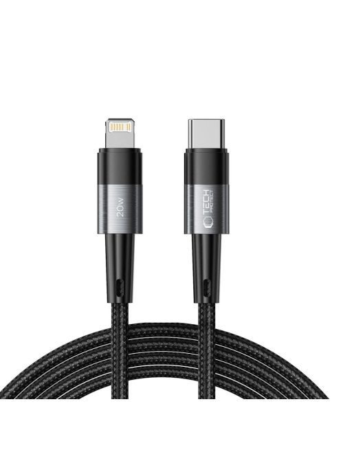 Tech-Protect UltraBoost Lightning / USB-C PD 20W 3A 2m cable - gray