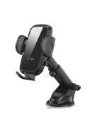 Tech-Protect CM15W-V1 car phone holder with 15W inductive charger for cockpit / air vent - black