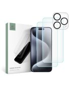 Tech-Protect Supreme Set for iPhone 15 Pro 2x Tempered Glass for Display / Tempered Glass for Camera