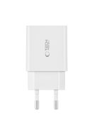 Tech-Protect C35W mains charger 2x USB-C PD 35W - white