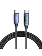 Tech-Protect UltraBoost cable with LED display USB-C / USB-C PD 100W 5A 2m - blue