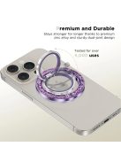 Tech-Protect MMR200 magnetic holder / ring with MagSafe - purple with crystals