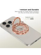 Tech-Protect MMR200 magnetic holder / ring with MagSafe - pink with crystals