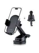 Tech-Protect V7 car phone holder for cockpit / air vent - black