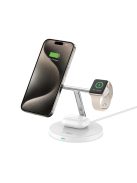 Tech-Protect QI15W-A35 3in1 inductive charger with MagSafe for phone / AirPods / Apple Watch - white