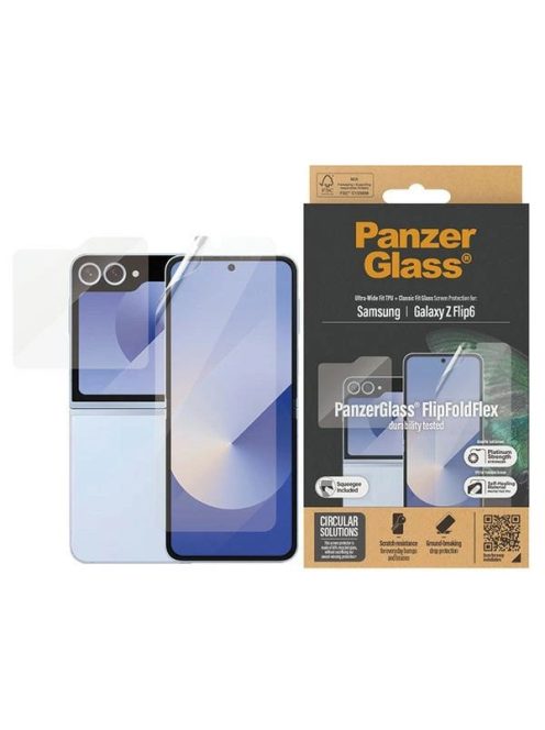 PanzerGlass Bundle 2in1 foil + tempered glass for Samsung Galaxy Z Flip 6