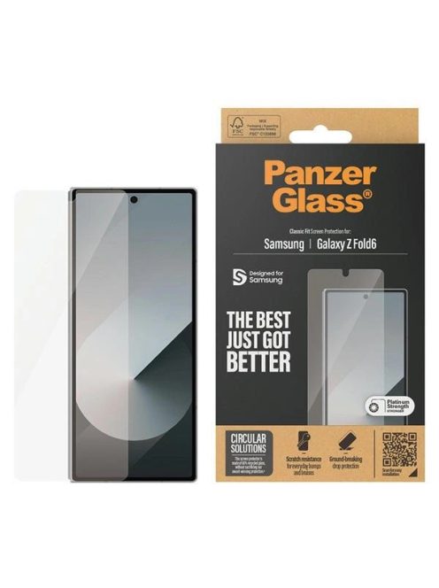 PanzerGlass Classic Fit glass on Samsung Galaxy Z Fold 6