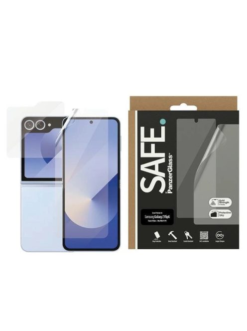 SAFE by PanzerGlass set tempered glass + protective film for Samsung Galaxy Z Flip 6