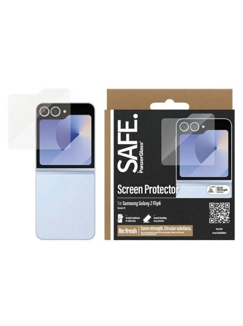 SAFE by PanzerGlass tempered glass for Samsung Galaxy Z Flip 6