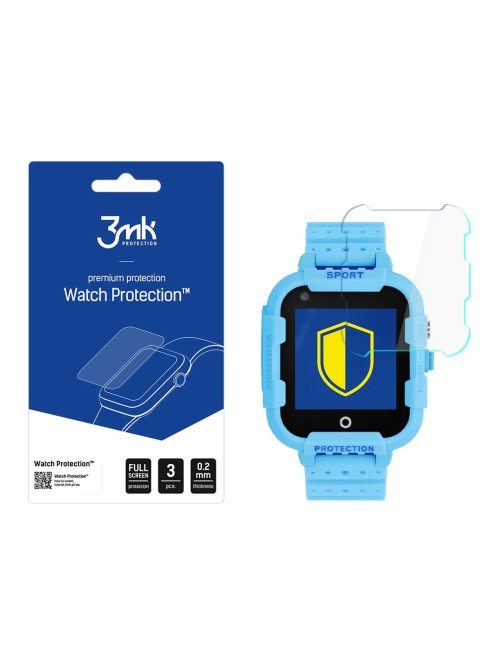 3mk Watch Protection™ v. FlexibleGlass hybrid glass on Garett Kids 4G