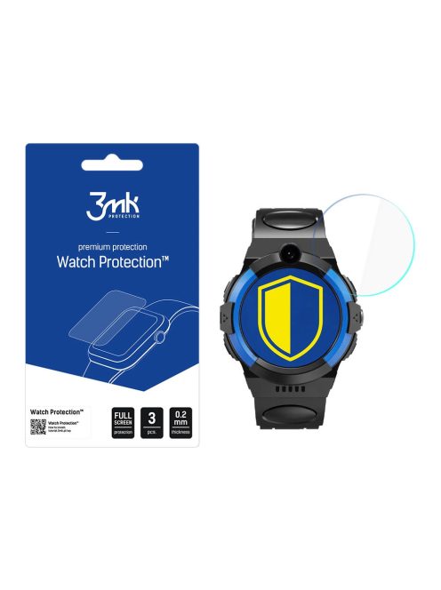 3mk Watch Protection™ v. FlexibleGlass hybrid glass on Garett Kids Cloud 4G