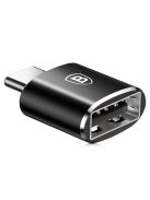 Baseus Mini USB-A to USB-C OTG adapter - black