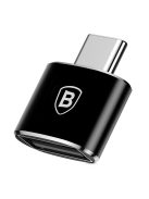 Baseus Mini USB-A to USB-C OTG adapter - black