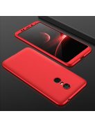 GKK 360 Protection Tok Ütésállókivitel 2in1 Védőtok Xiaomi Redmi 5 Plus / Redmi Note 5 (single camera) Piros