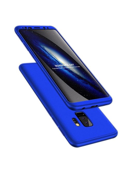 GKK 360 Protection Tok Ütésállókivitel 2in1 Védőtok Samsung Galaxy S9 Plus G965 Kék
