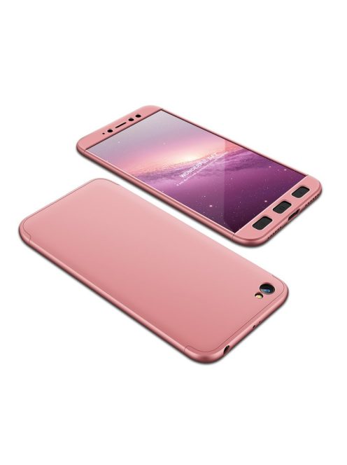 GKK 360 Protection Tok Ütésállókivitel 2in1 Védőtok Xiaomi Redmi Note 5A Rózsaszín