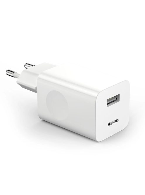 Baseus Charging Quick Charger CCALL-BX02 network USB-A 24W QC 3.0 charger - white