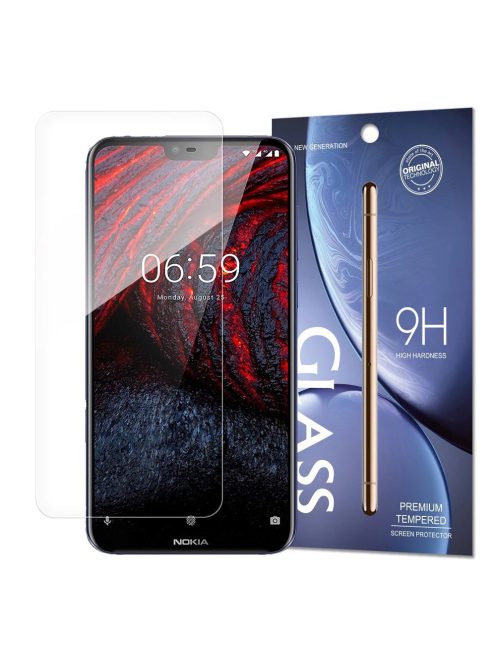 Tempered Glass 9H Screen Protector for Nokia 6.1 Plus / Nokia X6 2018 (packaging – envelope)