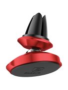 Baseus Small Ears Series Univerzális Szellőzőrácsra Mágneses Autós Tartó Piros (SUER-A09)